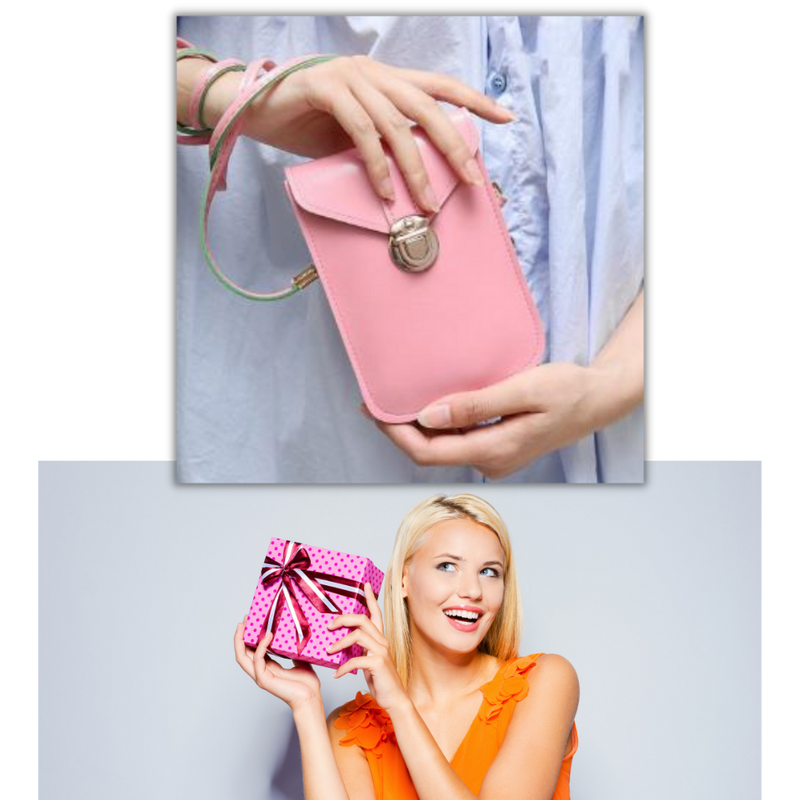 Touchscreen phone crossbody bag