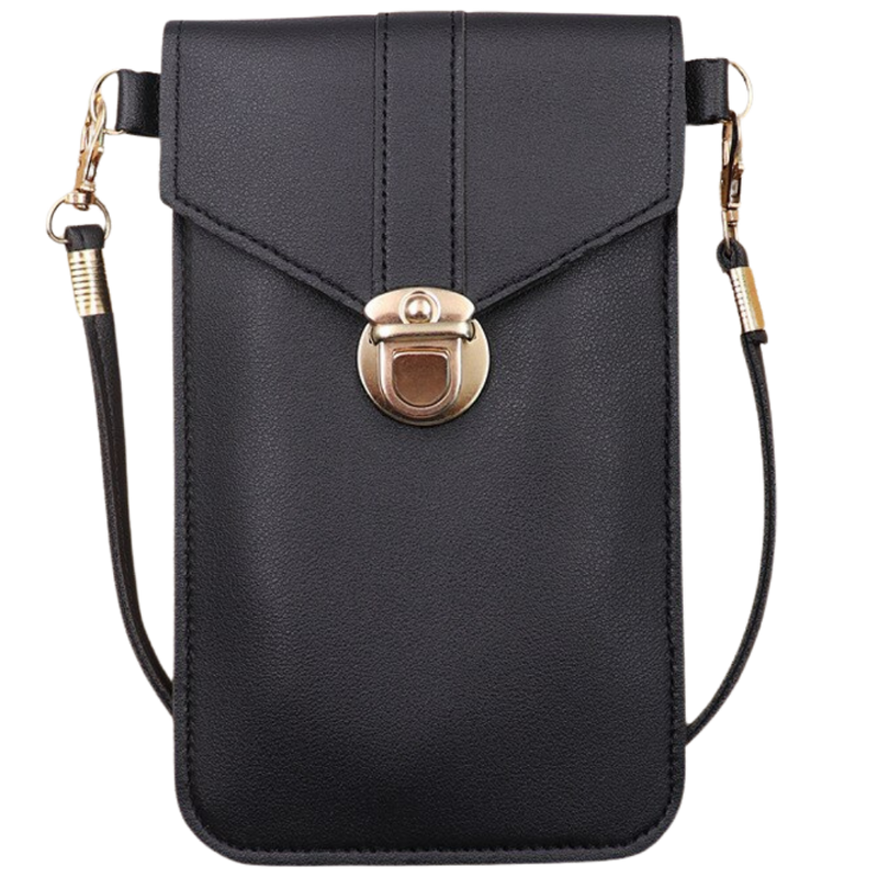 Touchscreen phone crossbody bag