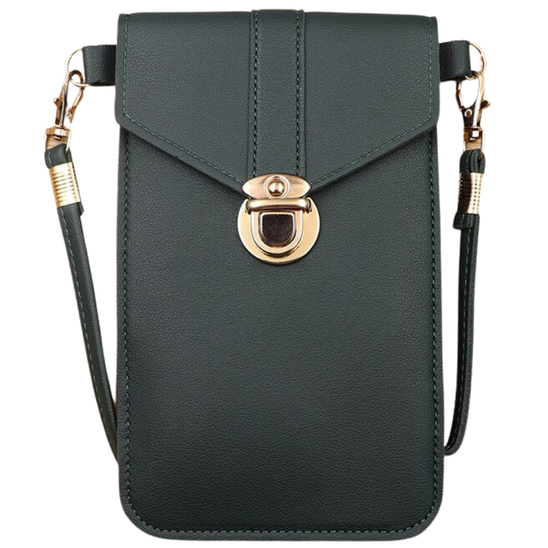 Touchscreen phone crossbody bag