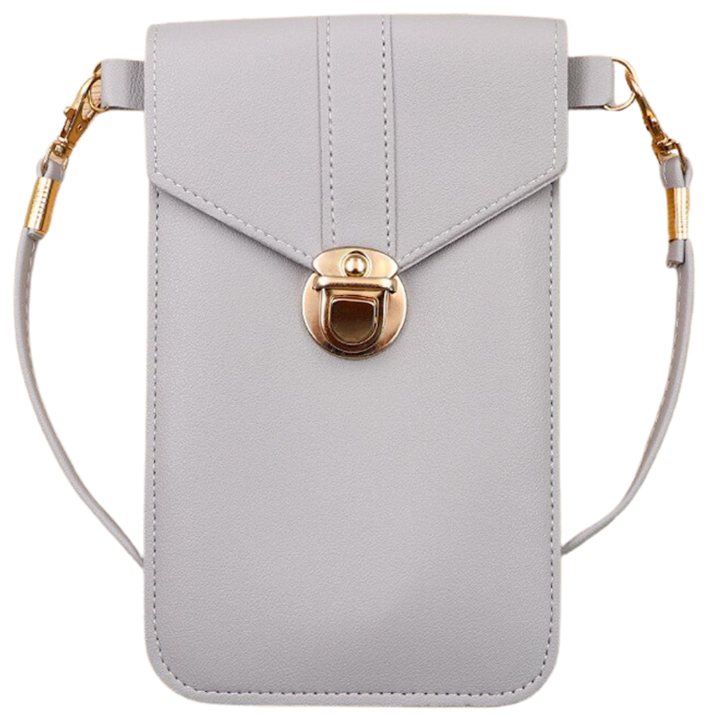 Touchscreen phone crossbody bag