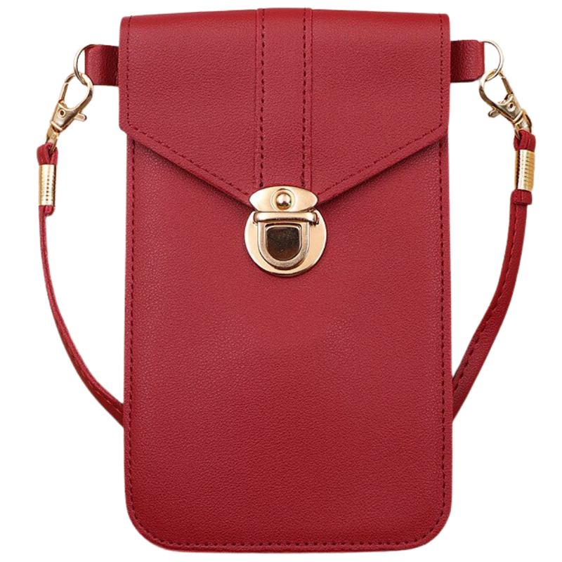 Touchscreen phone crossbody bag