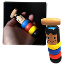 Magic Unbreakable Wooden Man Toy