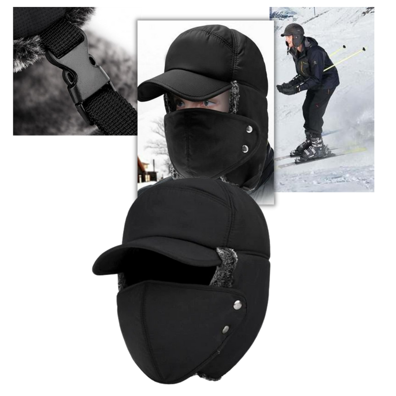 Unisex Windproof Ear and Face Protection Hat