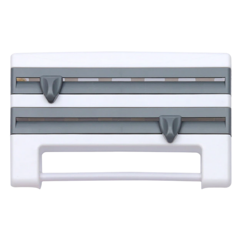 4-in-1 Wall Mounted Plastic Film and Paper Towel Holder