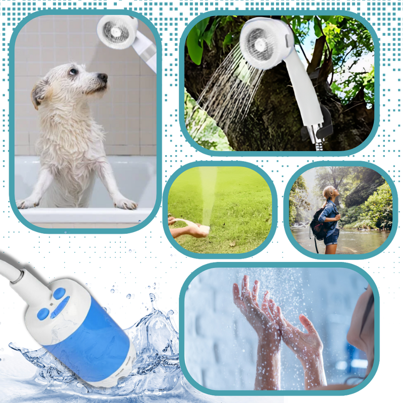 Adjustable Portable Outdoor Shower