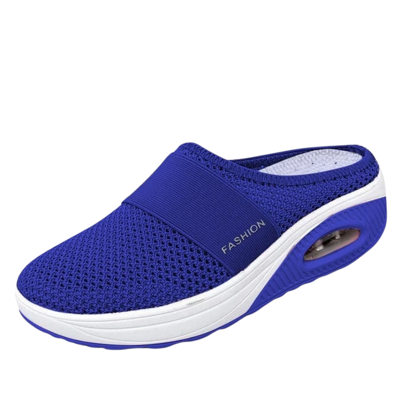 Air-cushion diabetic slip-on shoes