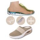 Air-cushion diabetic slip-on shoes