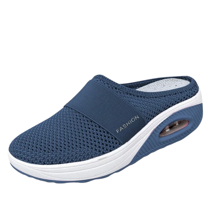 Air-cushion diabetic slip-on shoes