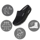 Air-cushion diabetic slip-on shoes