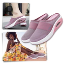 Air-cushion diabetic slip-on shoes