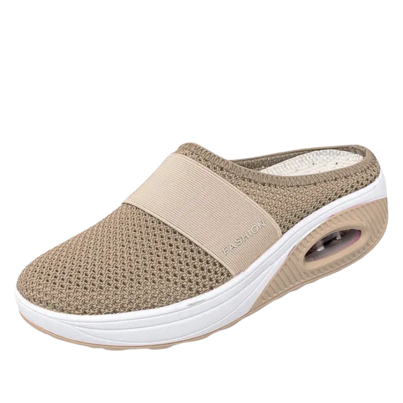 Air-cushion diabetic slip-on shoes