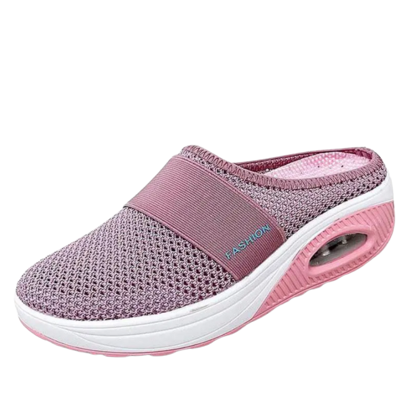 Air-cushion diabetic slip-on shoes