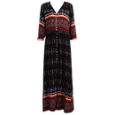 Bohemian V-Neck Maxi Dress