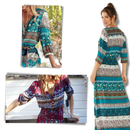 Bohemian V-Neck Maxi Dress