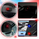 Car Solar Alarm Light