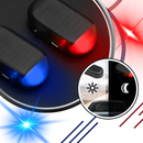 Car Solar Alarm Light