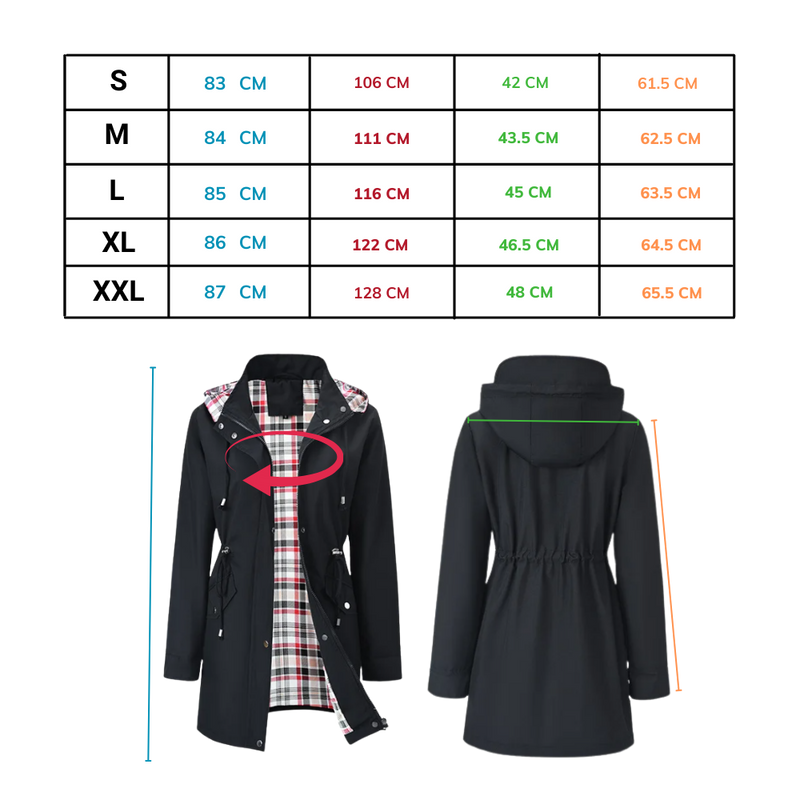 Chic Waterproof Trench Coat