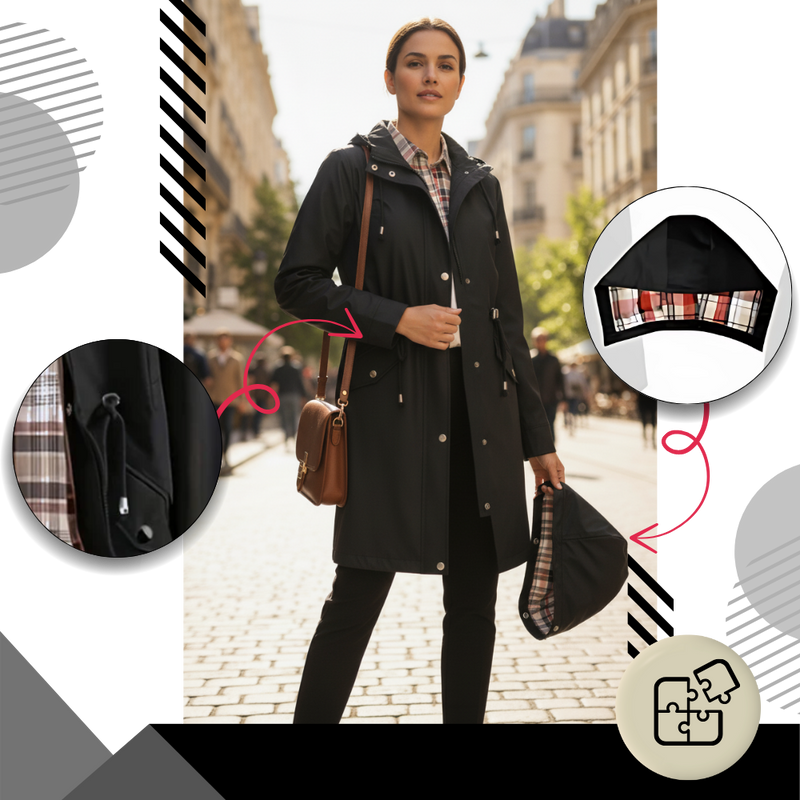 Chic Waterproof Trench Coat