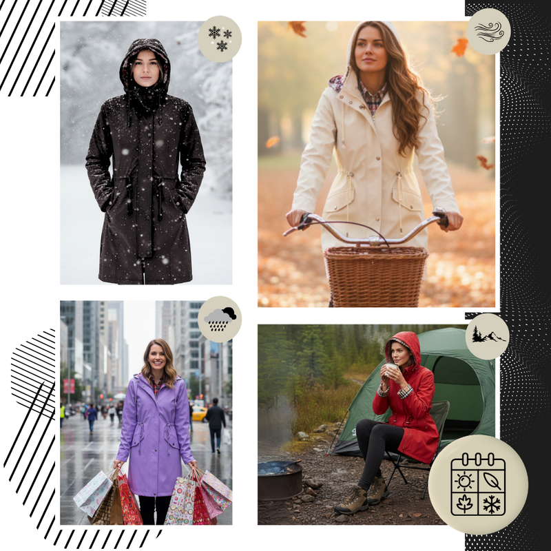 Chic Waterproof Trench Coat