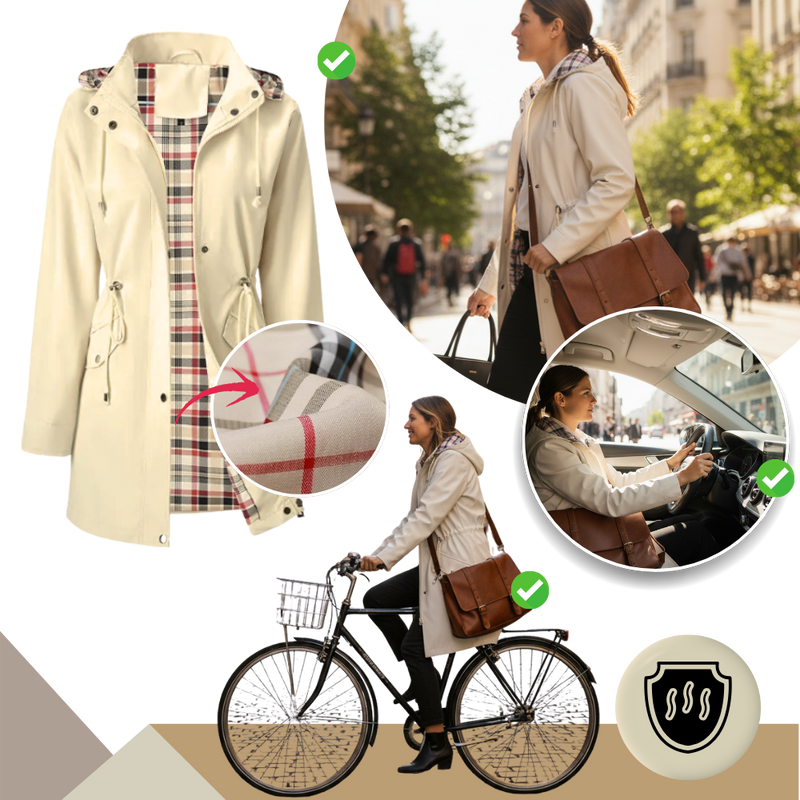 Chic Waterproof Trench Coat