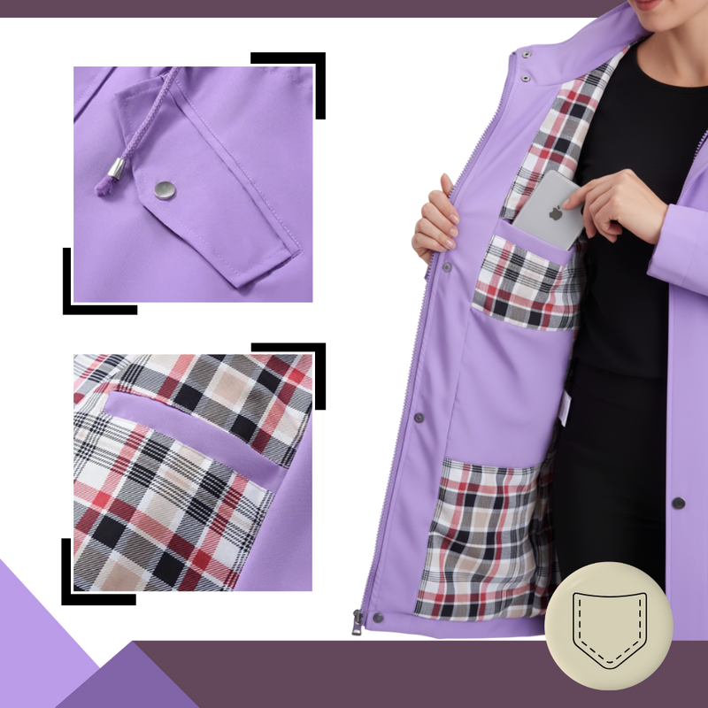 Chic Waterproof Trench Coat