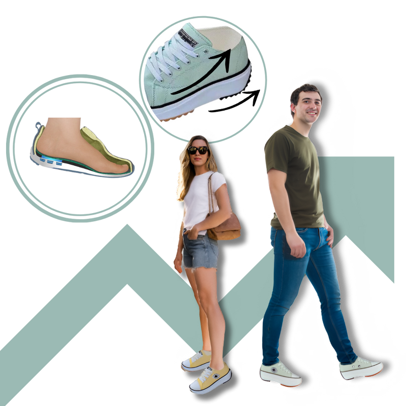 Comfortably Elevated Slip-Free Canvas Sneaker