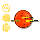 Creative Constructive Eating Plate and Utensils Set