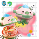 Cutesy Tightrope Piggy Toy