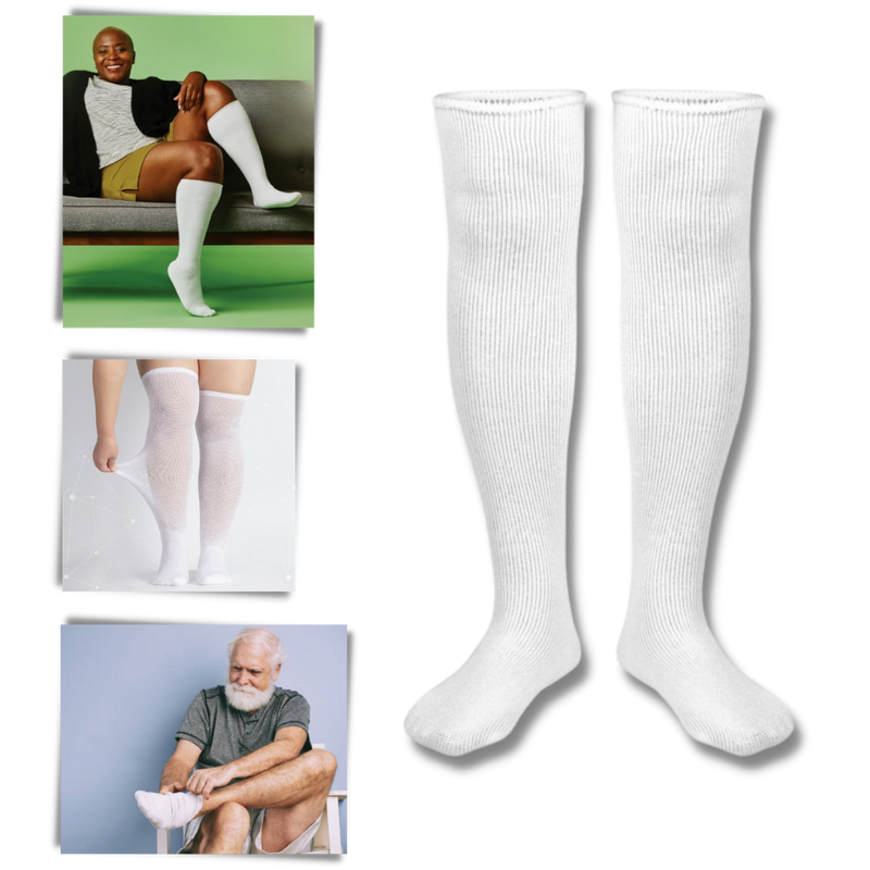 Diabetic compression socks