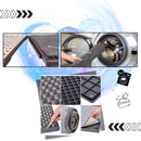 Dual Cleaning Zones Sanitizing Door Mat