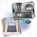 Dual Cleaning Zones Sanitizing Door Mat
