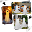 Eerie Bright Display Halloween Ghost