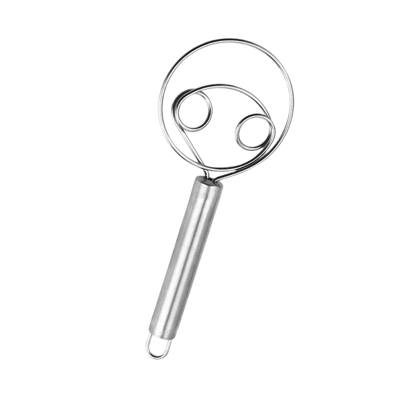 Effortless Stainless Steel Danish dough whisk