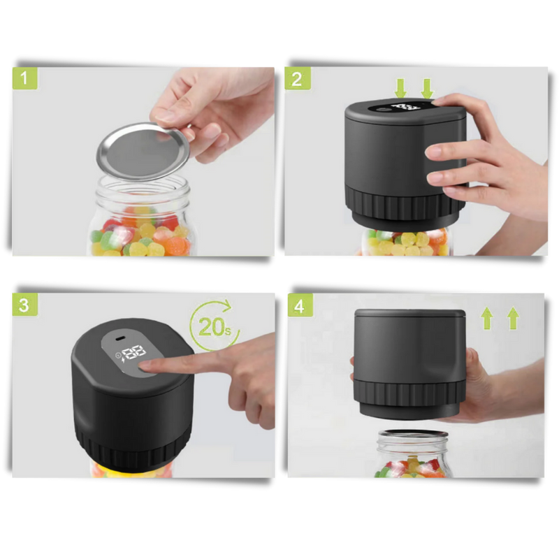 Electric Mason Jar Vacuum Sealer