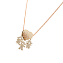 Elegant Mum Charm Necklace