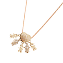 Elegant Mum Charm Necklace