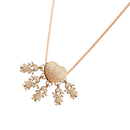 Elegant Mum Charm Necklace