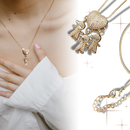 Elegant Mum Charm Necklace