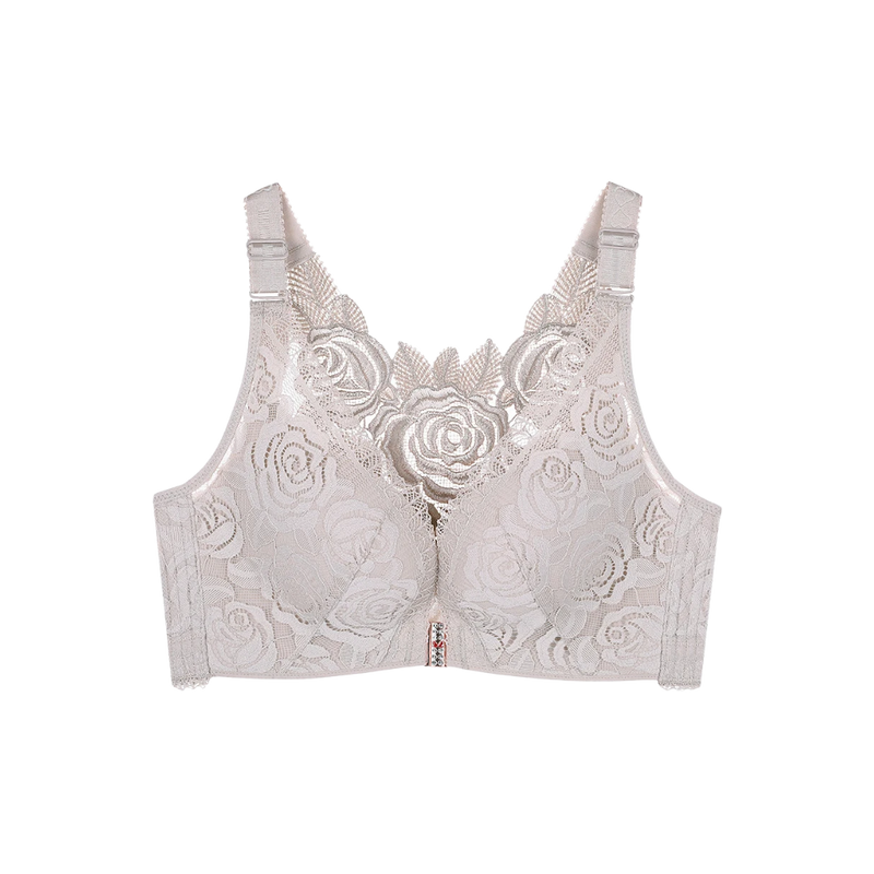 Elegant Rose Push-up Lace Bra