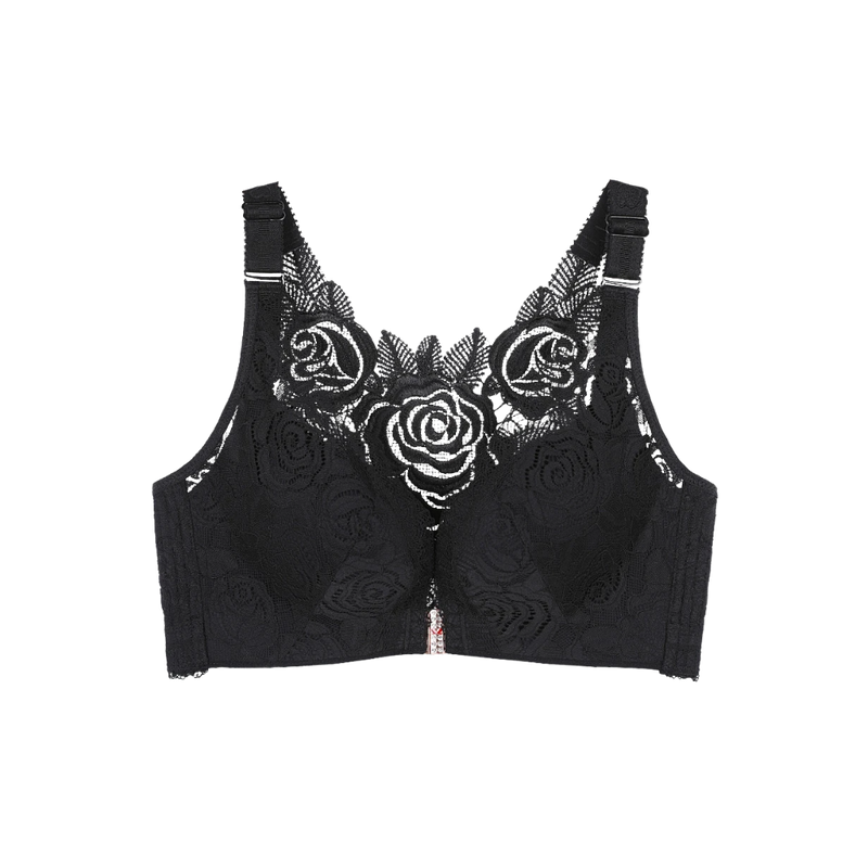 Elegant Rose Push-up Lace Bra