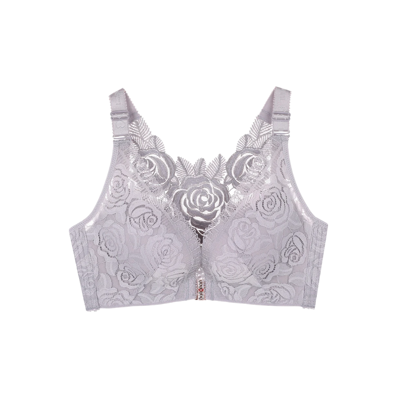 Elegant Rose Push-up Lace Bra