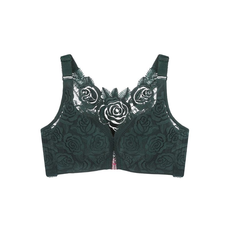 Elegant Rose Push-up Lace Bra