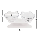 Elevated Comfort Bowl for Cats