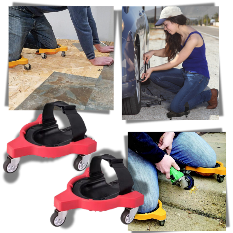 Enhanced Mobility Flooring Knee Pads