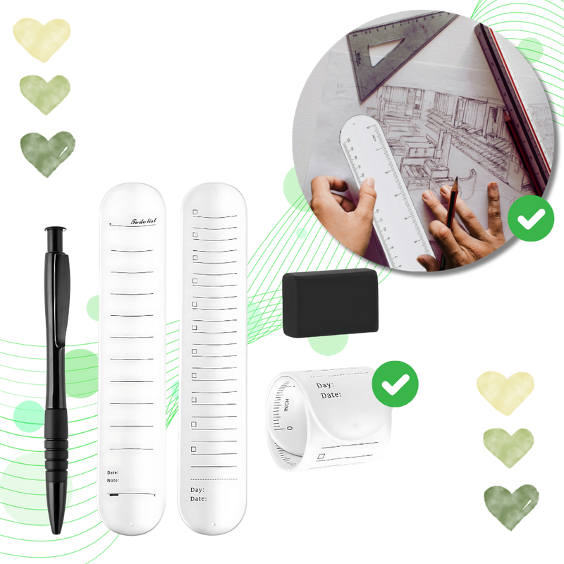 Erasable Silicone Slap Reminder Bands