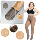 Fake Translucent Fleece Lined Tights