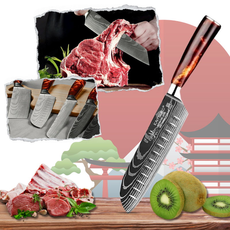 Fire Land Series Japanese Knives