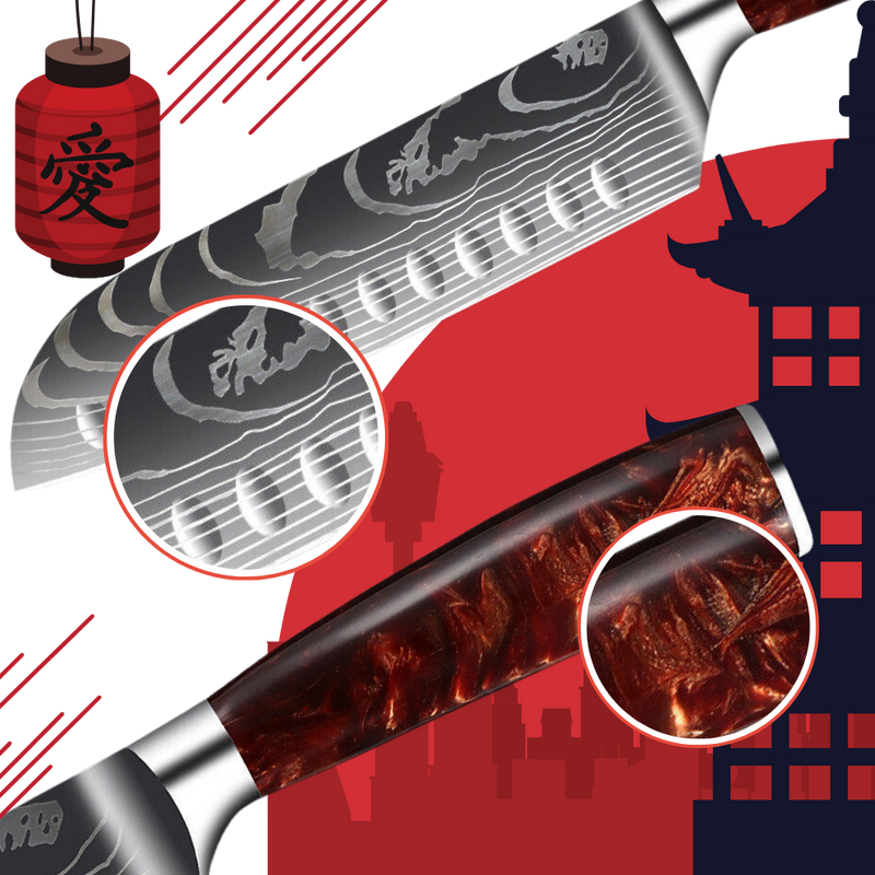 Fire Land Series Japanese Knives