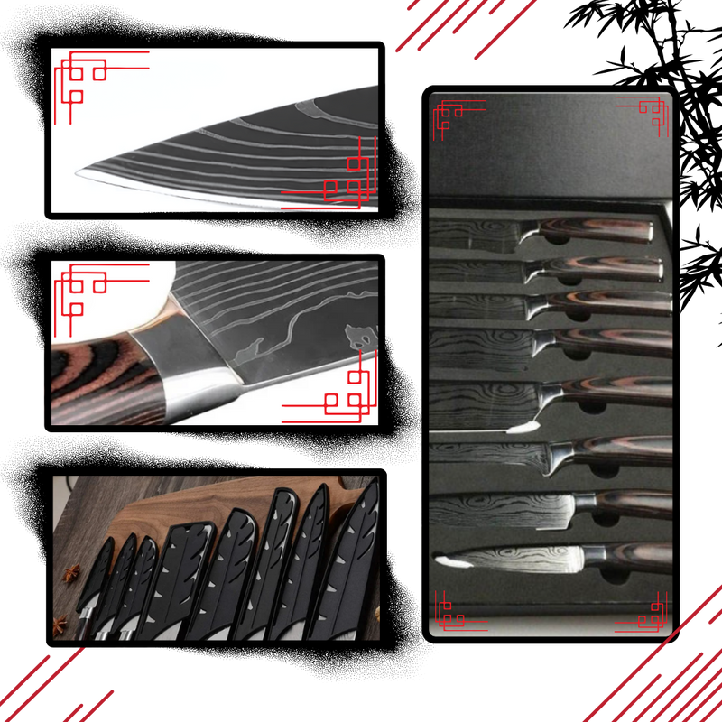 Pakka Wood Japanese Knife