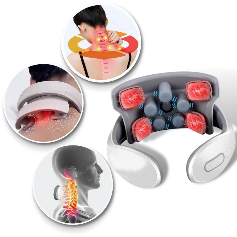 Four Head Relief Neck and Shoulder Massager